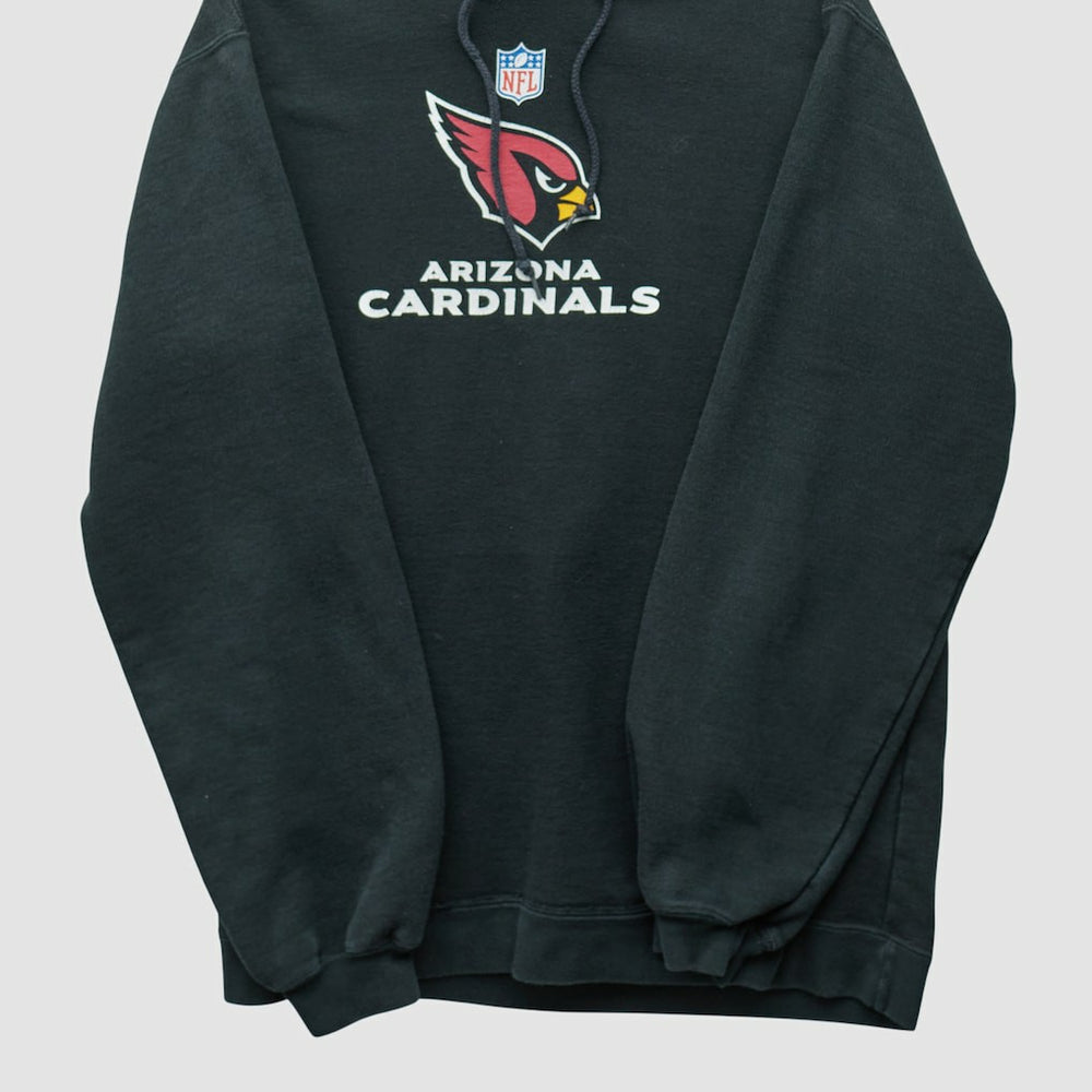 Arizona Cardinals Reebok 2000s Hooded Pullover Sweatshirt - Black Vintage - Fanatics