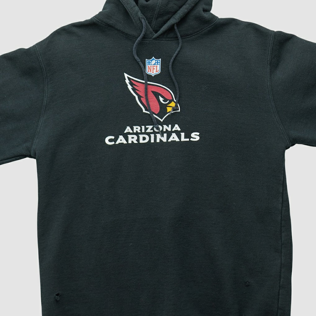 Arizona Cardinals Reebok 2000s Hooded Pullover Sweatshirt - Black Vintage - Fanatics