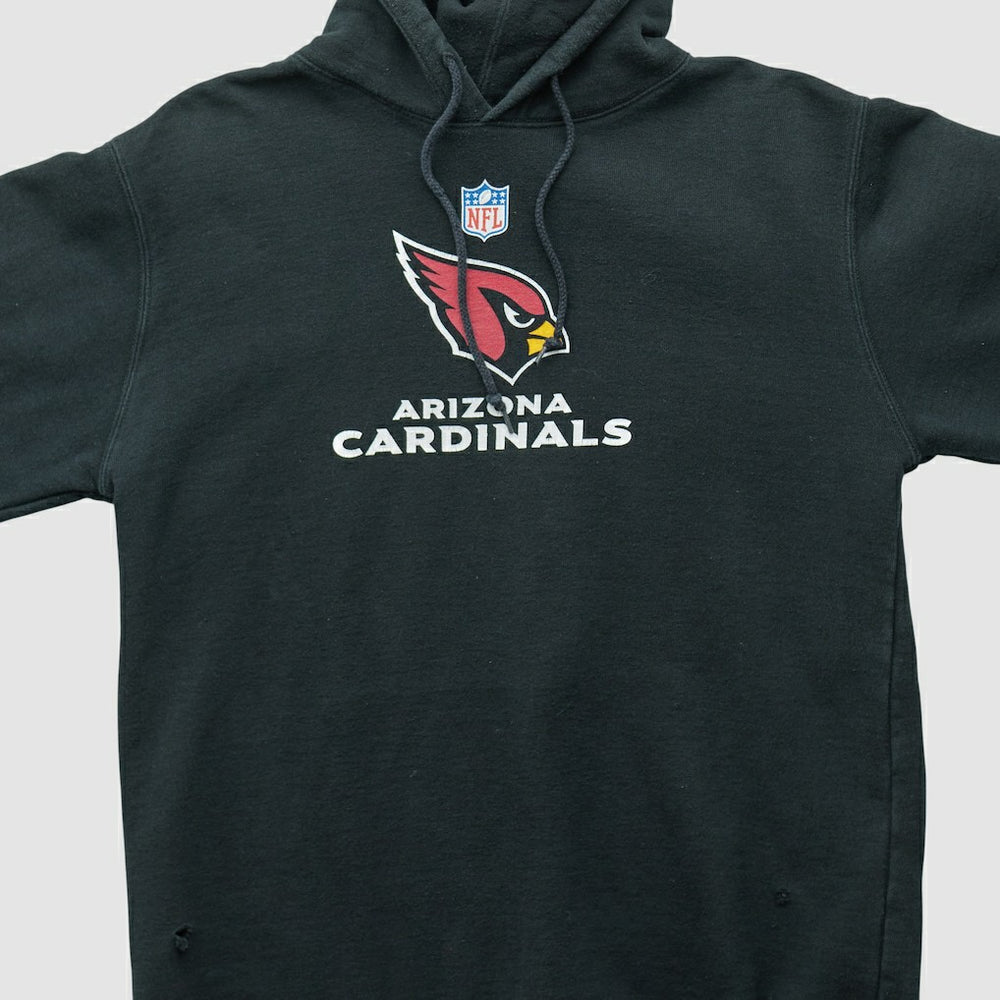Arizona Cardinals Reebok 2000s Hooded Pullover Sweatshirt - Black Vintage - Fanatics