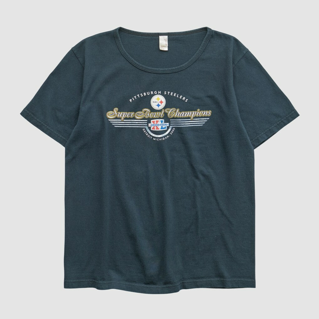 Pittsburgh Steelers Anvil 2006 T-shirt - Navy Vintage - Fanatics