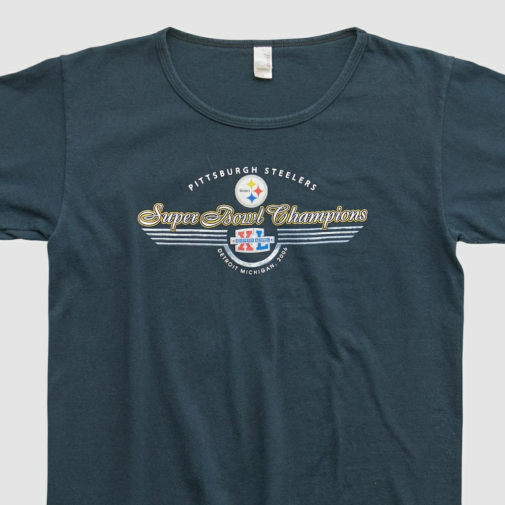 Pittsburgh Steelers Anvil 2006 T-shirt - Navy Vintage - Fanatics