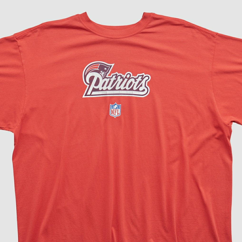 New England Patriots Reebok 2000s T-shirt - Red Vintage - Fanatics