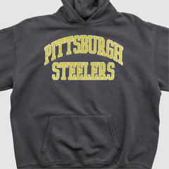 Pittsburgh Steelers NFL 2000s Hooded Pullover Sweatshirt - Black Vintage - Fanatics