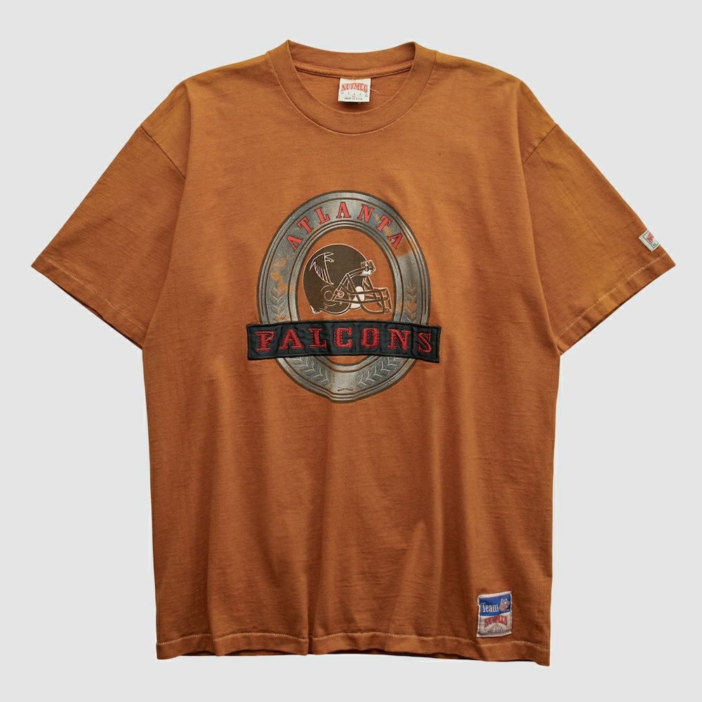 Atlanta Falcons Nutmeg Mills 90s T-shirt - Clay Vintage - Fanatics