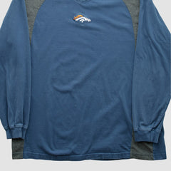 Denver Broncos NFL 2000s Long Sleeve T-shirt - Navy Vintage - Fanatics