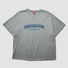 Denver Broncos NFL 2000s T-shirt - Heather Gray Vintage - Fanatics