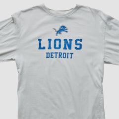 Detroit Lions NFL 2000s Long Sleeve T-shirt - White Vintage - Fanatics