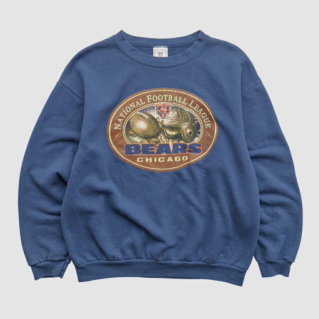 Chicago Bears NFL 2000s Pullover Sweatshirt - Blue Vintage - Fanatics