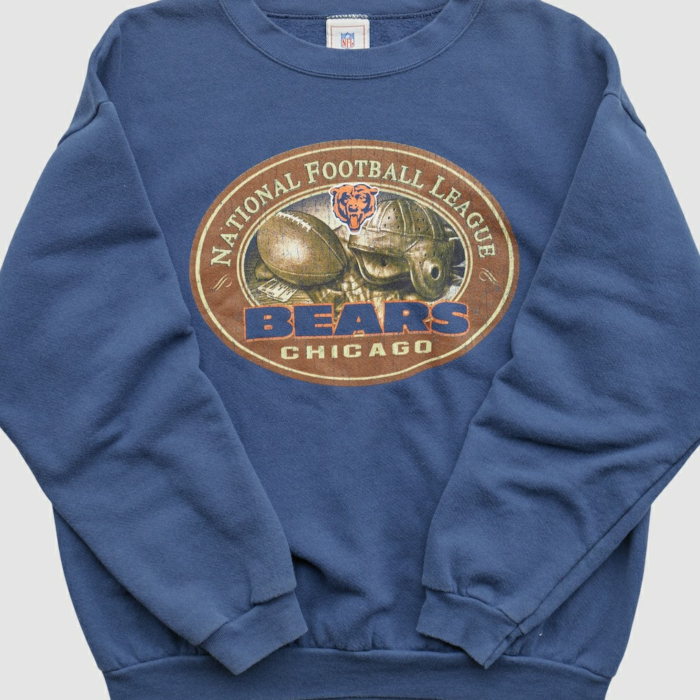 Chicago Bears NFL 2000s Pullover Sweatshirt - Blue Vintage - Fanatics