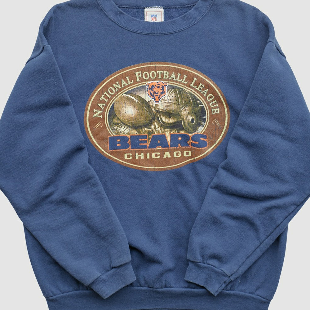 Chicago Bears NFL 2000s Pullover Sweatshirt - Blue Vintage - Fanatics
