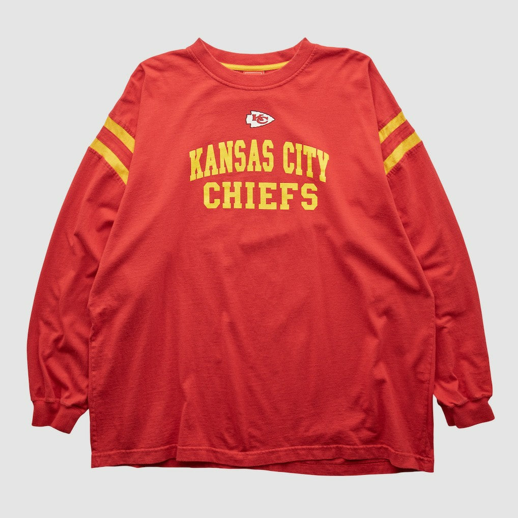 Kansas City Chiefs NFL 2000s Long Sleeve T-shirt - Red Vintage - Fanatics