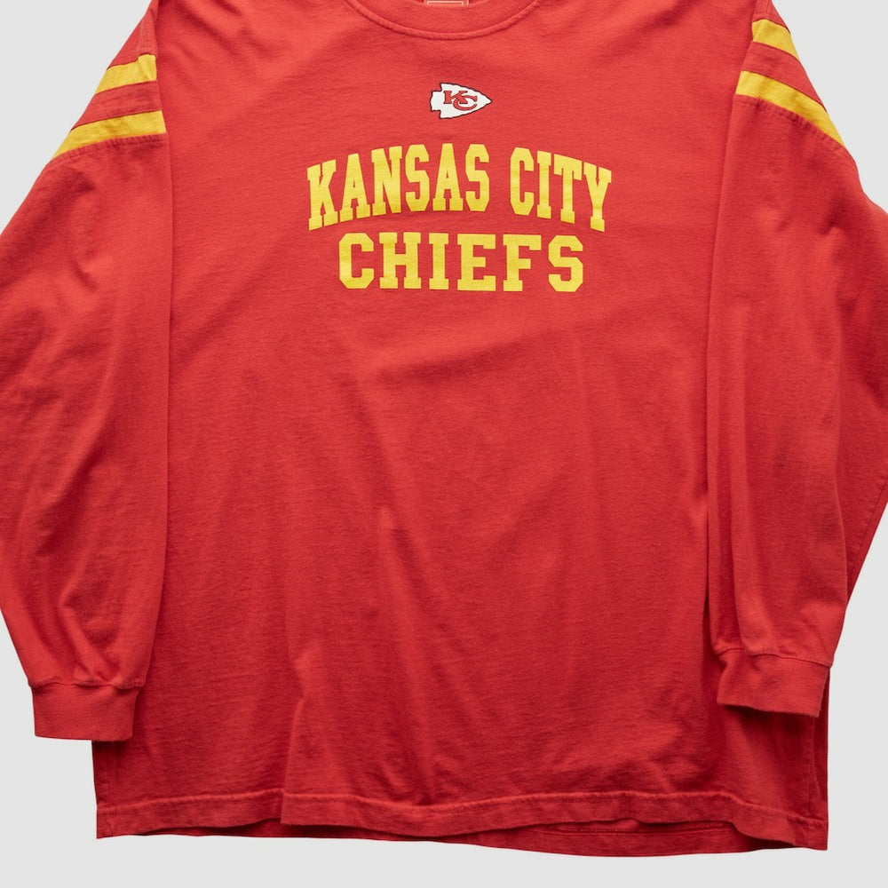 Kansas City Chiefs NFL 2000s Long Sleeve T-shirt - Red Vintage - Fanatics
