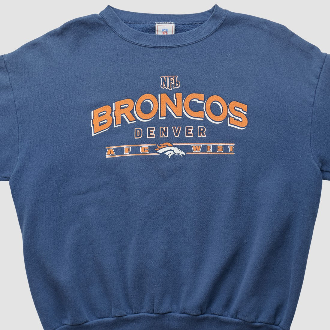 Denver Broncos NFL 2000s Pullover Sweatshirt - Navy Vintage - Fanatics