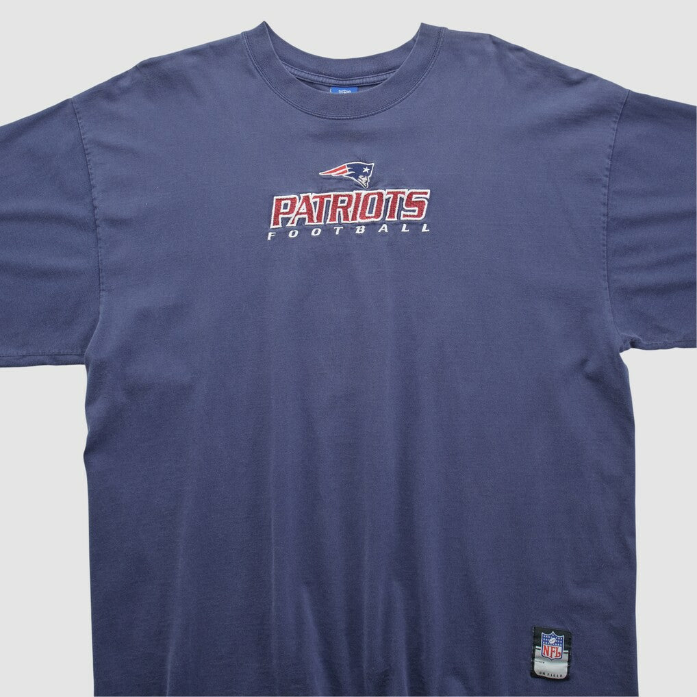 New England Patriots Reebok 2000s T-shirt - Navy Vintage - Fanatics