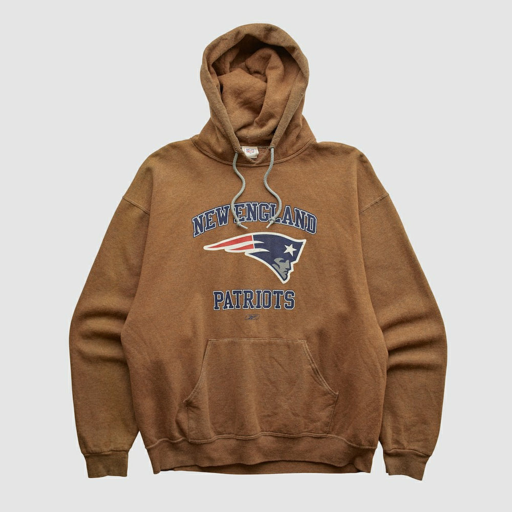 New England Patriots Jerzees 2000s Hooded Sweatshirt - Clay Vintage - Fanatics