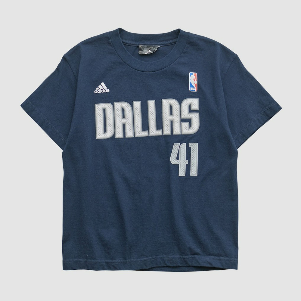 Adidas Dallas Mavericks 2010s T-shirt Navy Vintage