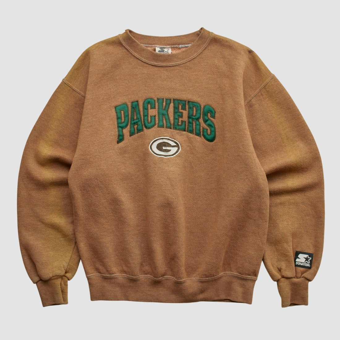 Green Bay Packers Starter 90s Pullover Sweatshirt - Clay Vintage - Fanatics