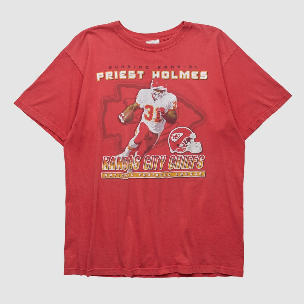 Priest Holmes NFL 2000s T-shirt - Red Vintage - Fanatics