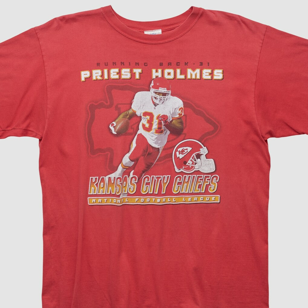 Priest Holmes NFL 2000s T-shirt - Red Vintage - Fanatics