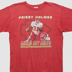 Priest Holmes NFL 2000s T-shirt - Red Vintage - Fanatics