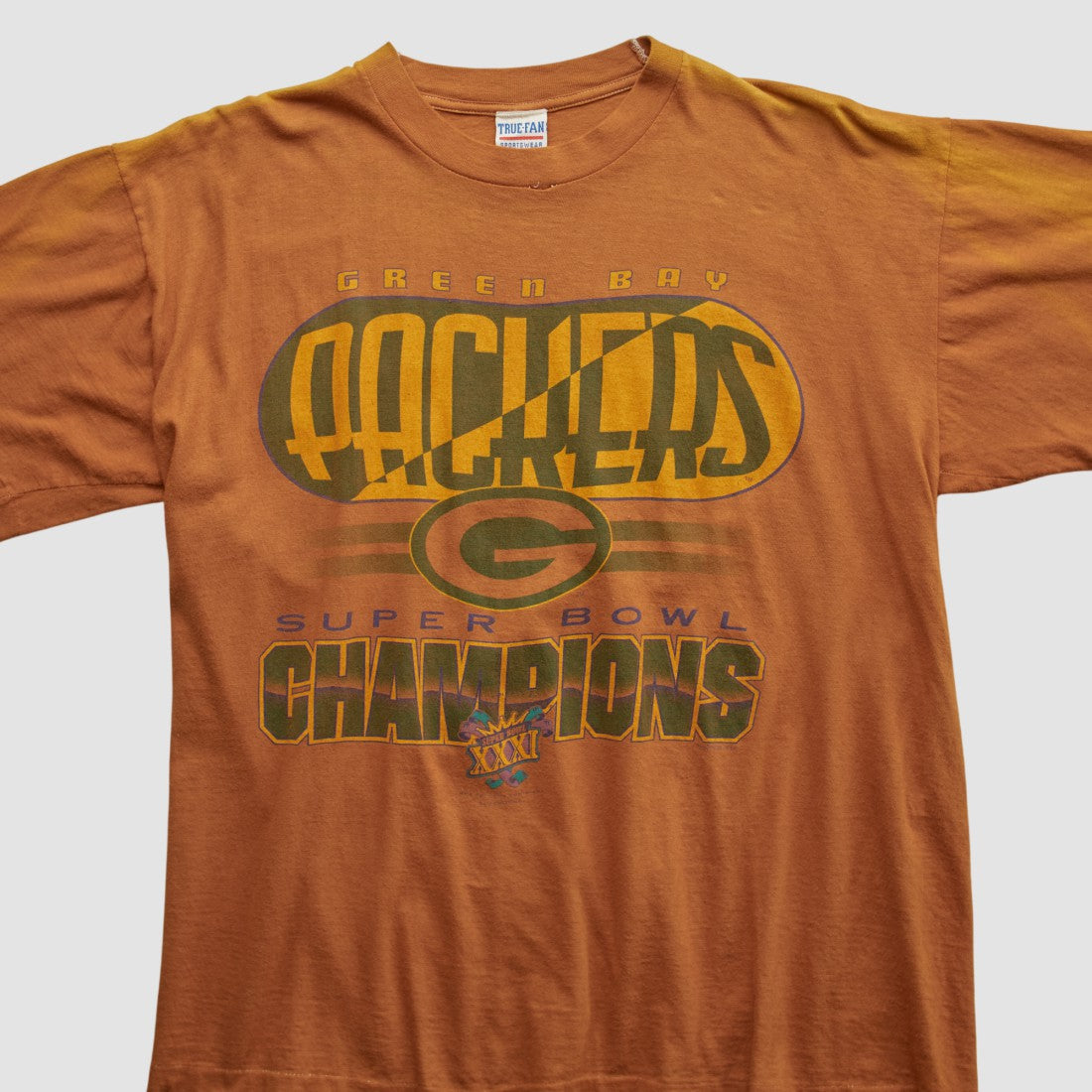 Green Bay Packers True Fan 1997 T-shirt - Clay Vintage - Fanatics