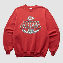 Kansas City Chiefs Jerzees 2003 Pullover Sweatshirt - Red Vintage - Fanatics