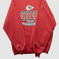 Kansas City Chiefs Jerzees 2003 Pullover Sweatshirt - Red Vintage - Fanatics