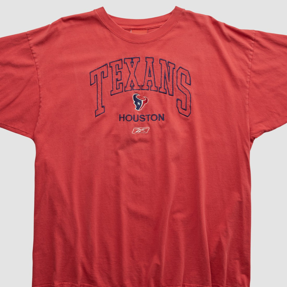 Houston Texans Reebok 2000s T-shirt - Red Vintage - Fanatics