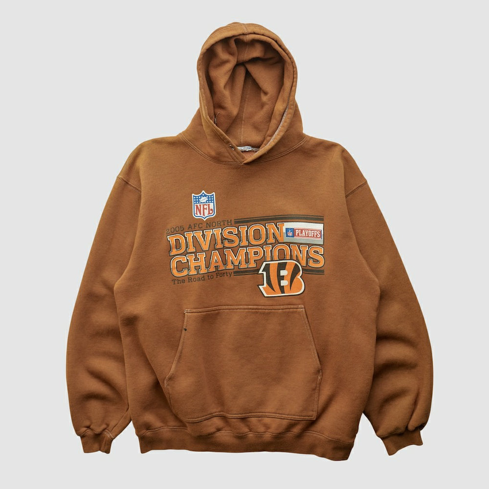 Cincinnati Bengals 2005 Hooded Pullover Sweatshirt - Clay Vintage - Fanatics