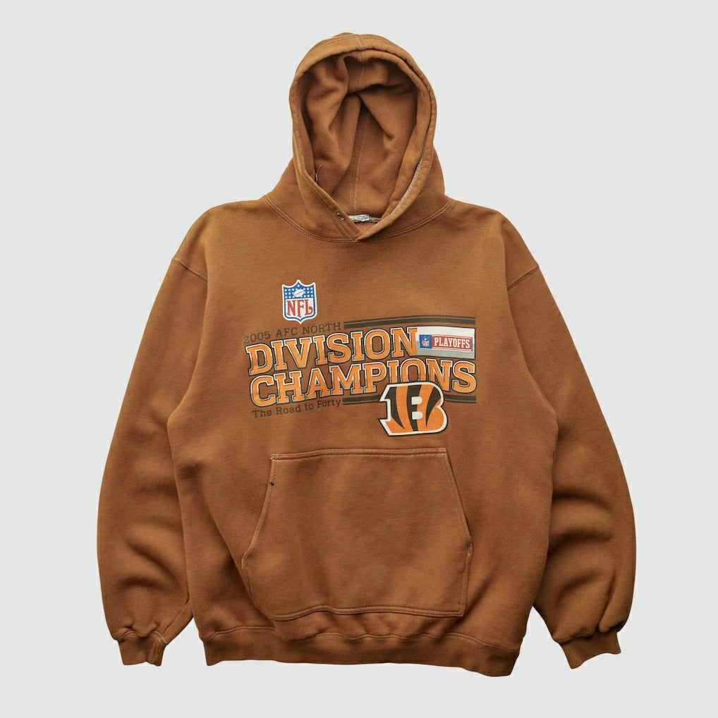 Cincinnati Bengals 2005 Hooded Pullover Sweatshirt - Clay Vintage - Fanatics