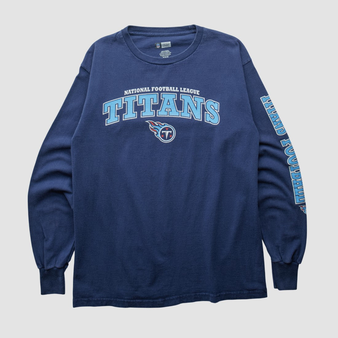 Tennessee Titans NFL 2000s Long Sleeve T-shirt - Navy Vintage - Fanatics