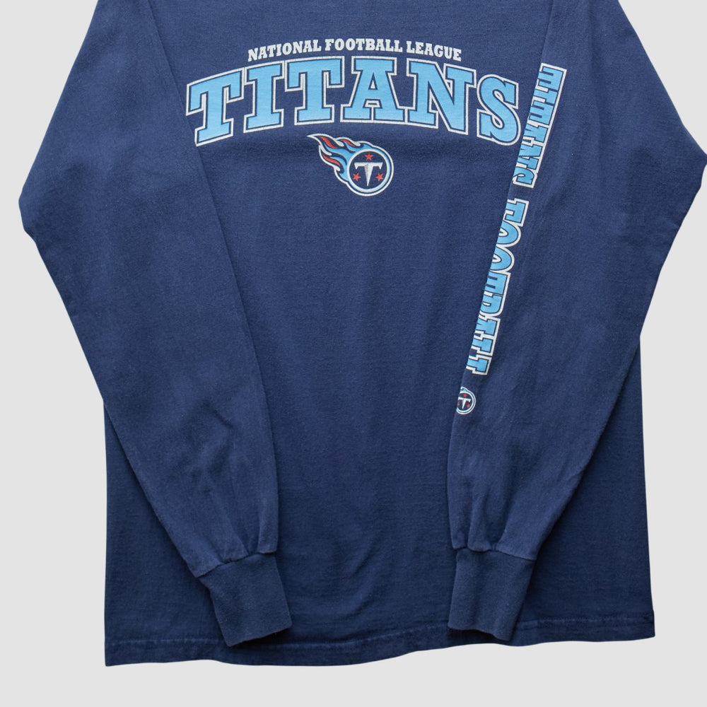 Tennessee Titans NFL 2000s Long Sleeve T-shirt - Navy Vintage - Fanatics