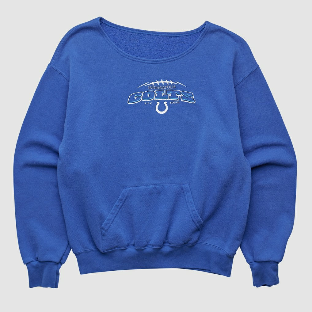 Indianapolis Colts 2000s Pullover Sweatshirt - Blue Vintage - Fanatics