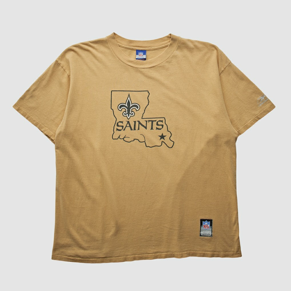 New Orleans Saints Reebok 2000s T-shirt - Tan Vintage - Fanatics