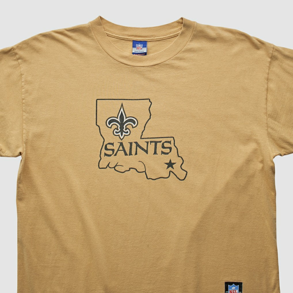 New Orleans Saints Reebok 2000s T-shirt - Tan Vintage - Fanatics