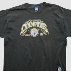 Pittsburgh Steelers Reebok 2005 T-shirt - Black Vintage - Fanatics