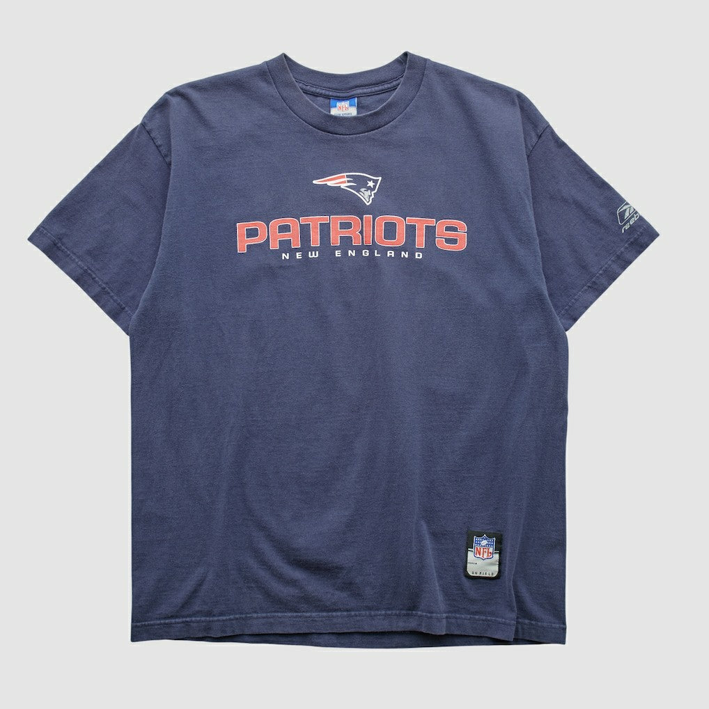 New England Patriots Reebok 2000s T-shirt - Navy Vintage - Fanatics