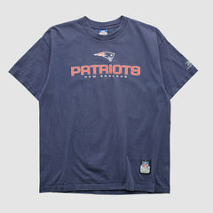 New England Patriots Reebok 2000s T-shirt - Navy Vintage - Fanatics