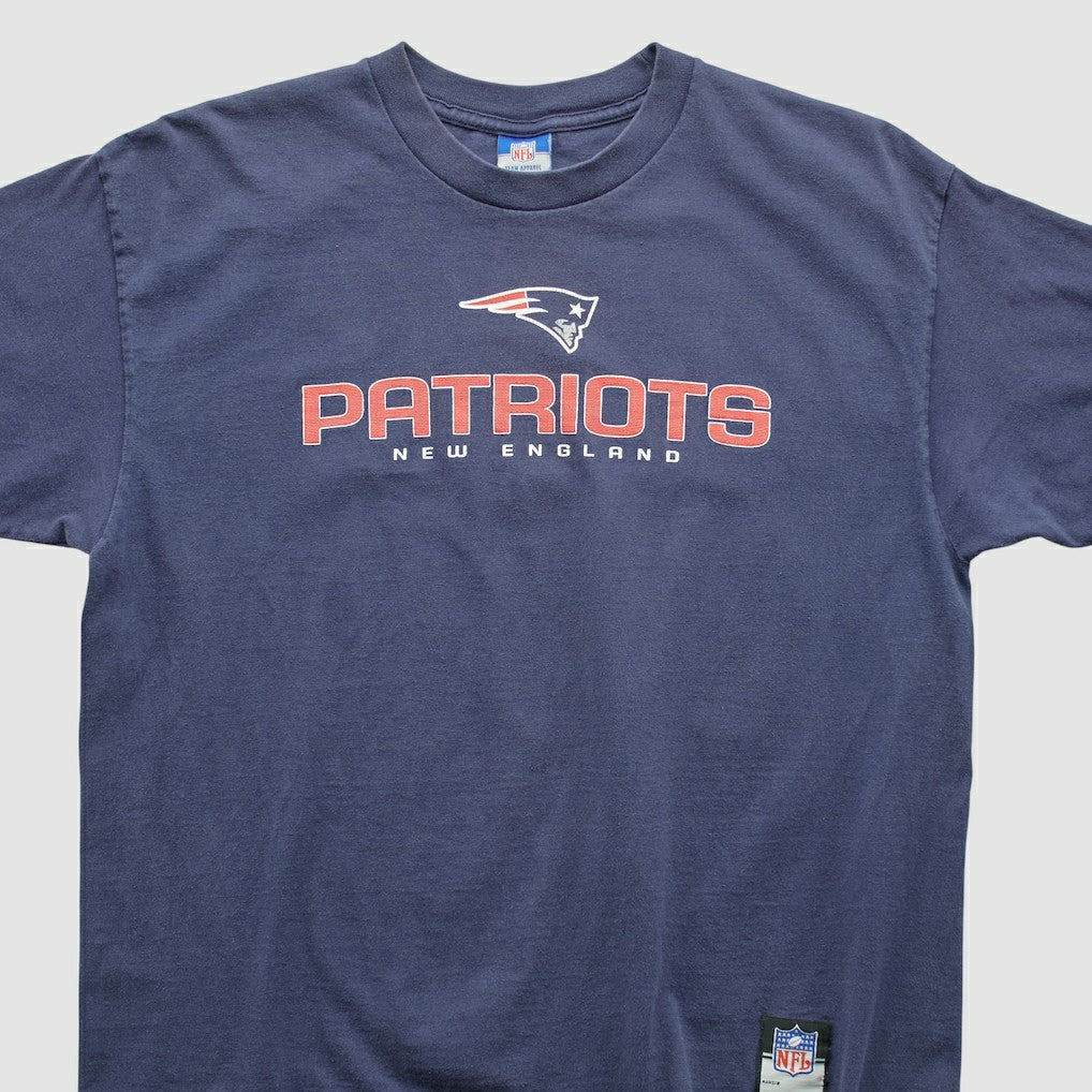 New England Patriots Reebok 2000s T-shirt - Navy Vintage - Fanatics