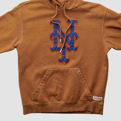 New York Mets Stitches 2000s Hooded Pullover Sweatshirt Online
