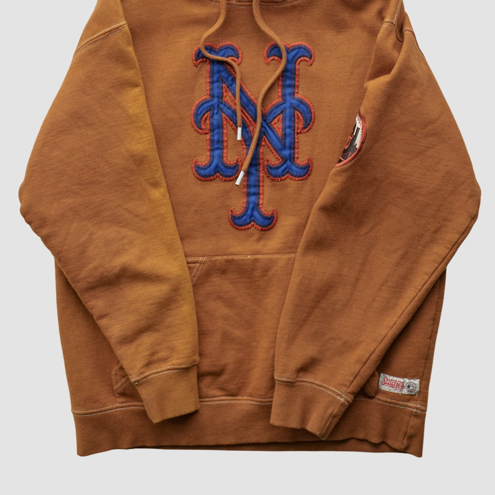 New York Mets Stitches 2000s Hooded Pullover Sweatshirt Online