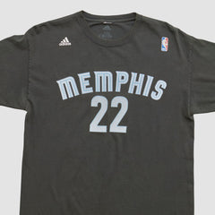 Adidas Memphis Grizzlies 2010s T-shirt Black Vintage