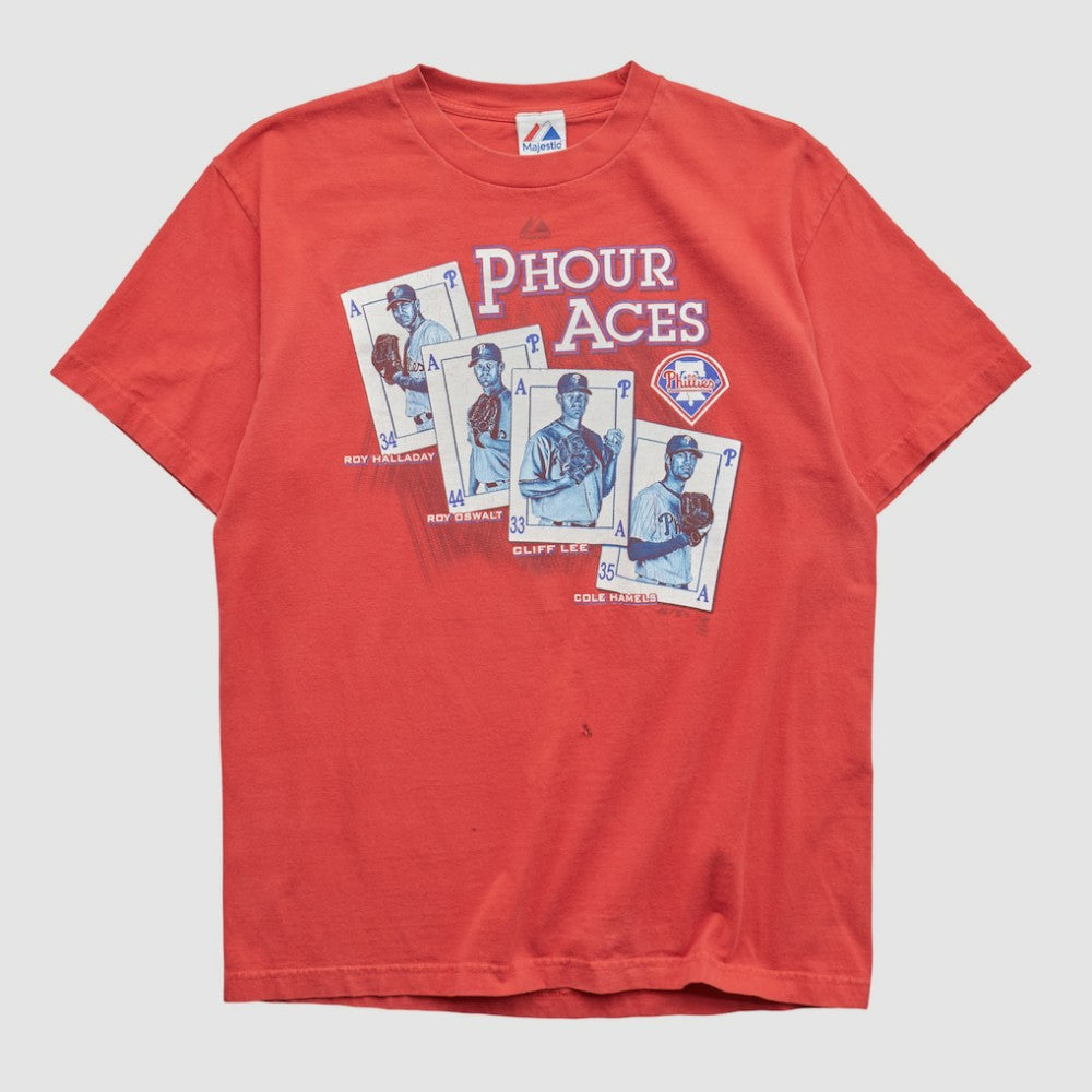 Philadelphia Phillies Majestic 2000s T-shirt Near Me