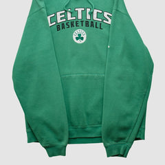 Adidas Boston Celtics 2010s Hooded Pullover Sweatshirt Green Vintage