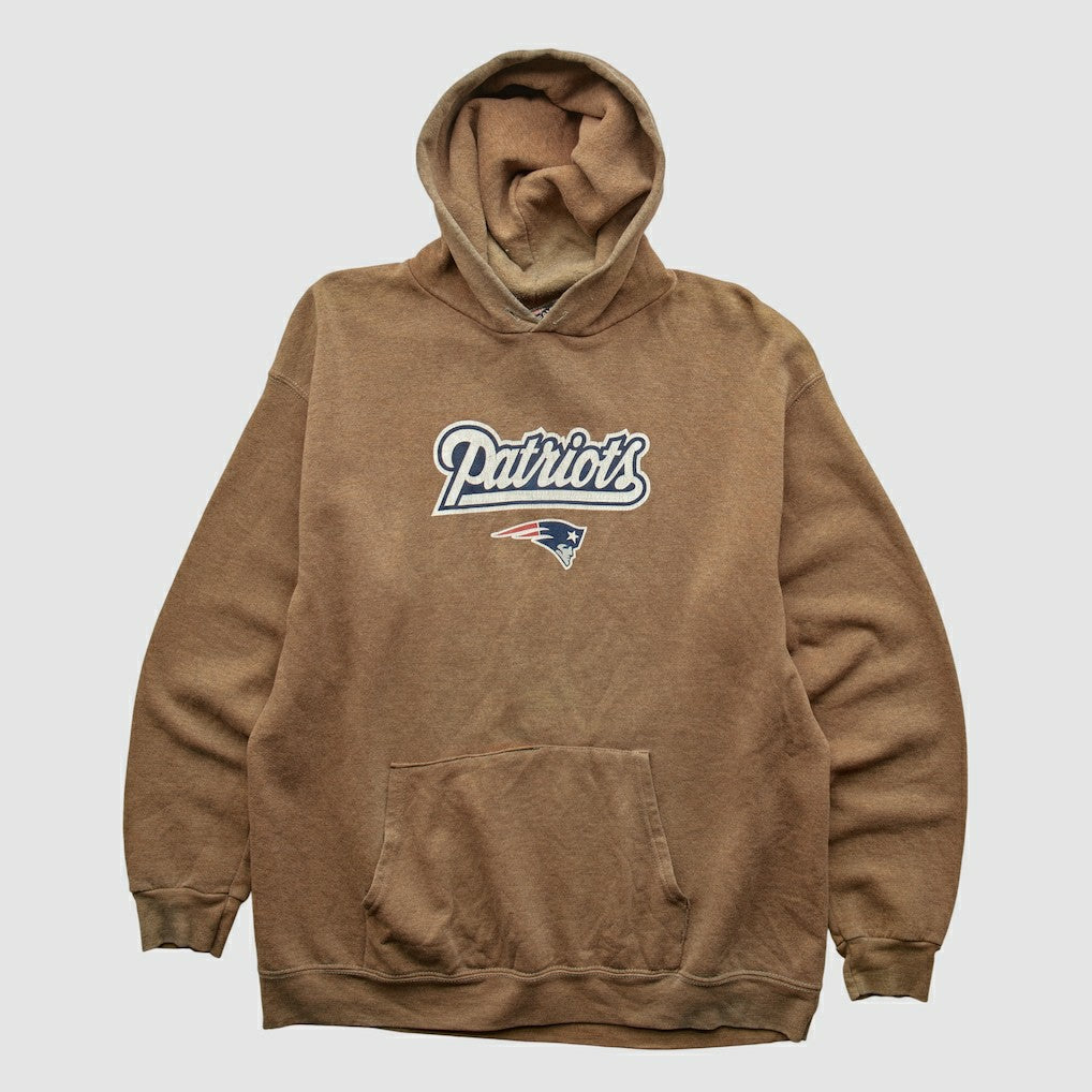 New England Patriots NFL 2000s Hooded Pullover Sweatshirt - Clay Vintage - Fanatics