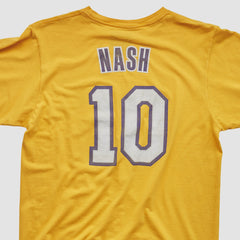 Adidas Los Angeles Lakers 2010s T-shirt Yellow Vintage