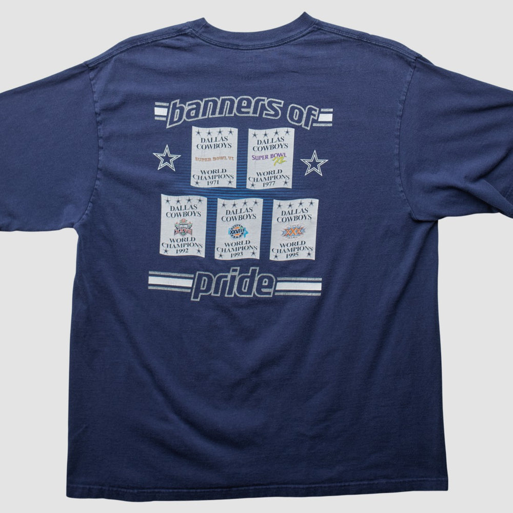 Dallas Cowboys Reebok 2000s T-shirt - Navy Vintage - Fanatics