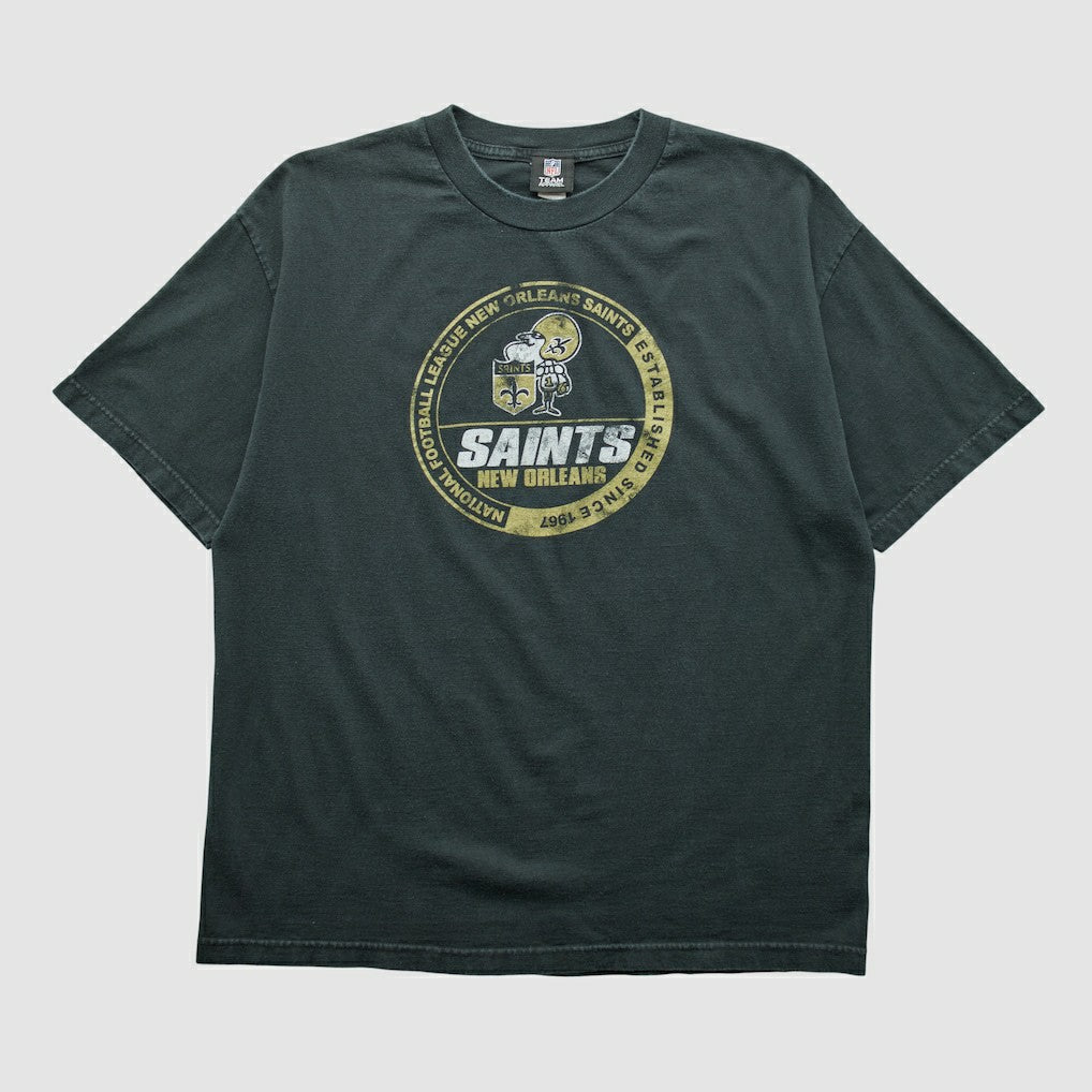 New Orleans Saints NFL 2010s T-shirt - Black Vintage - Fanatics