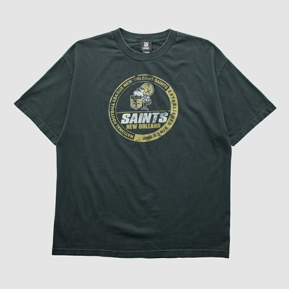 New Orleans Saints NFL 2010s T-shirt - Black Vintage - Fanatics