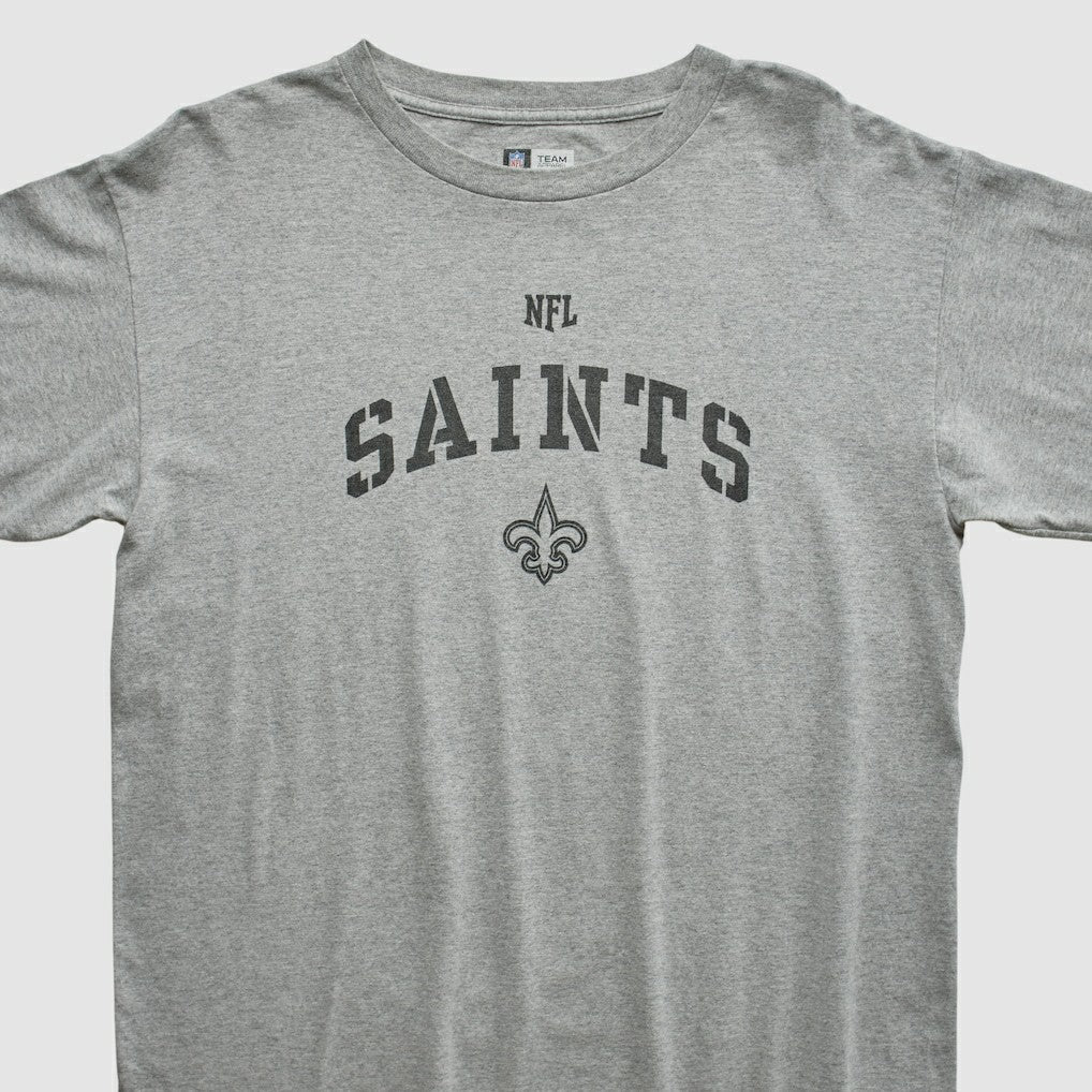 New Orleans Saints NFL Long Sleeve T-shirt - Heather Gray Vintage - Fanatics